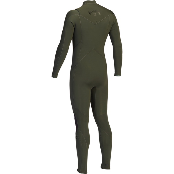 2022 Billabong Mens Absolute 5/4mm GBS Chest Zip Wetsuit Z45M18 - Military